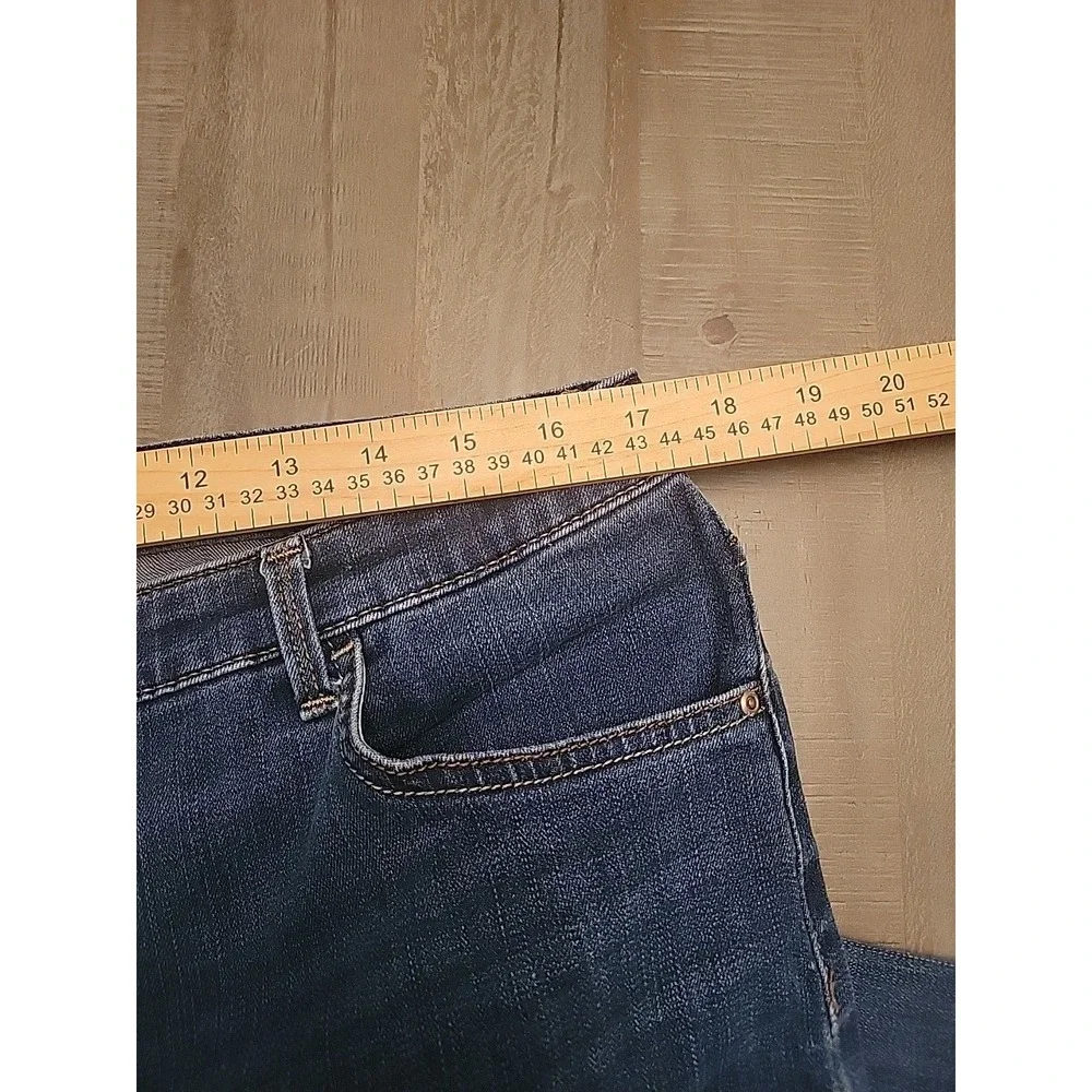 Vintage Lee Relaxed Fit High‎ Rise Mom Jeans Women's 34w Blue Straight Leg